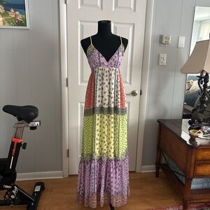 Forever 21 Pastel Floral Maxi Dress